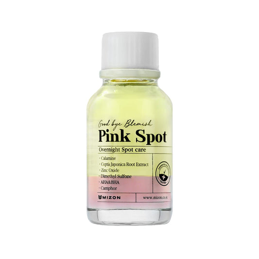 Mizon Pink Spot Overnight Spot Care Pimple Care Product With Calamine Aha Bha Acne Treatment Breakout Treatment (19Ml/0.65 Fl Oz)