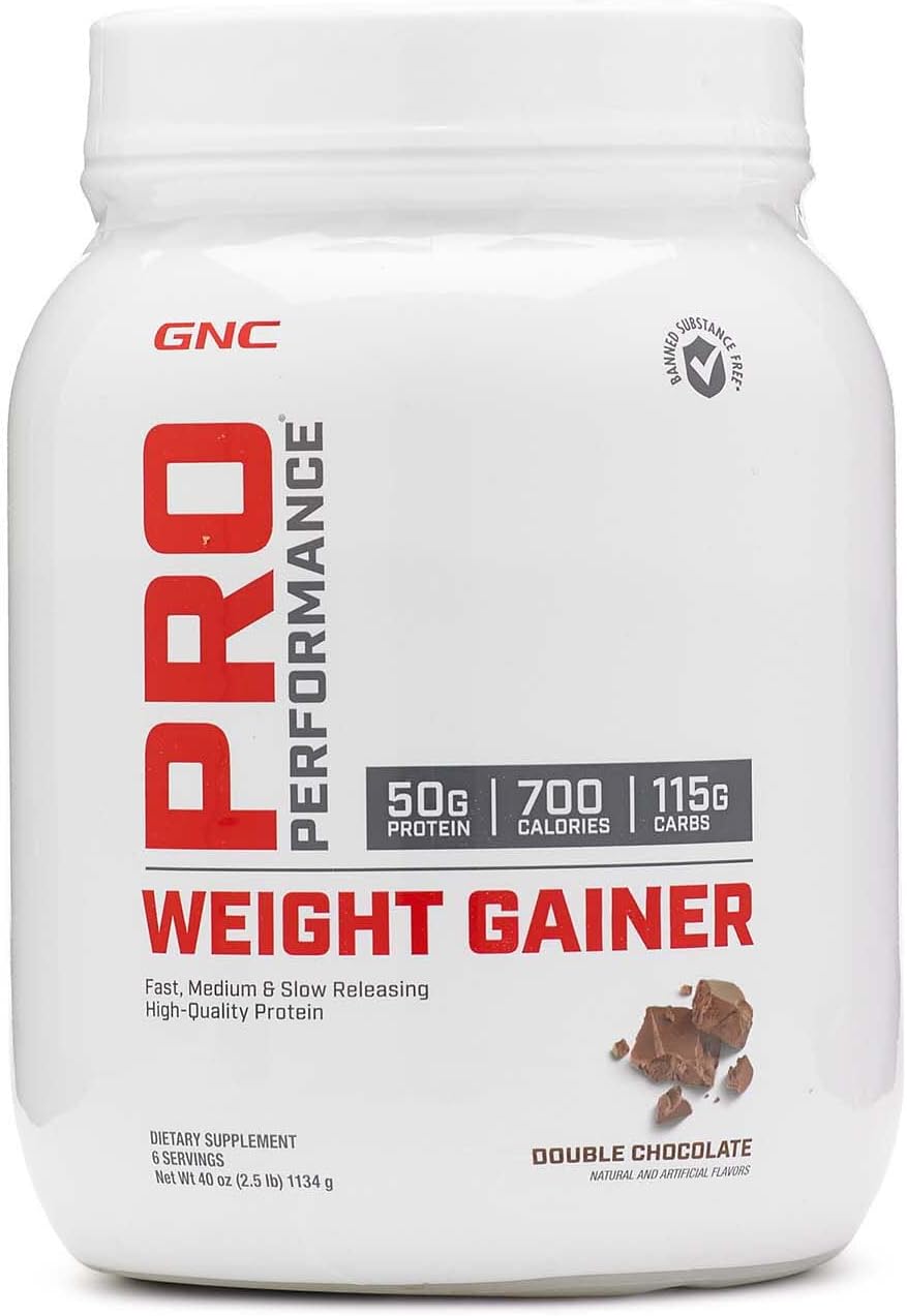 Gnc Pro Performance Weight Gainer, Double Chocolate, 6 Servings