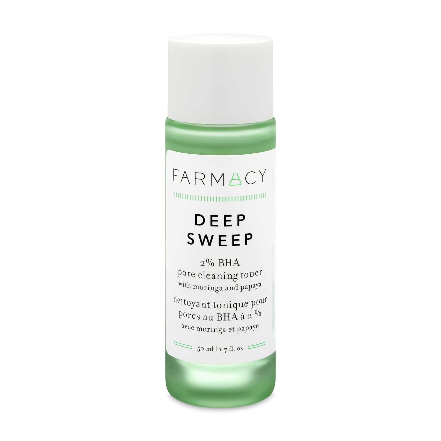 Farmacy Deep Sweep 2% BHA Toner for Face - Pore Cleaner and Facial Exfoliator - Salicylic Acid Face Toner (50ml)