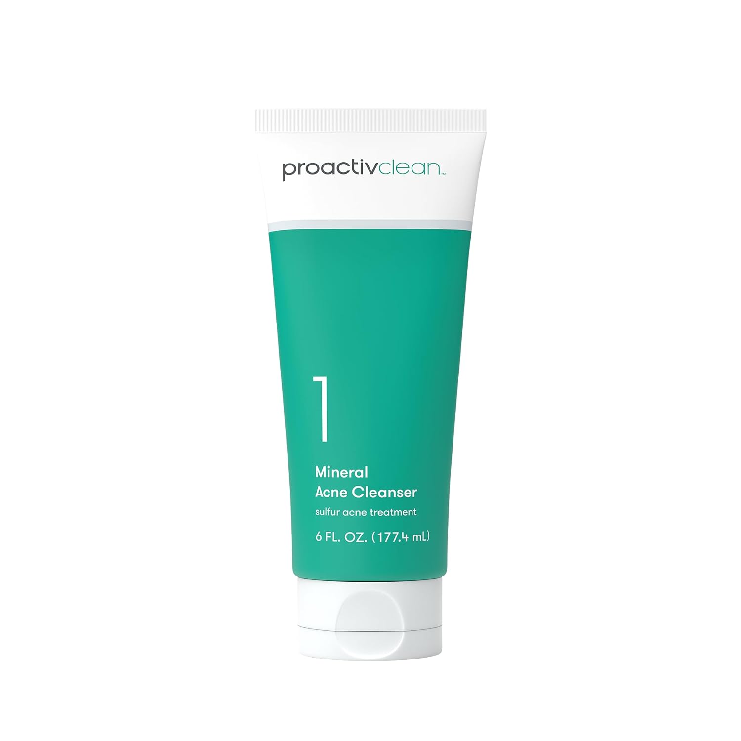 Proactiv Clean Mineral Acne Cleanser- Sulfur Acne Treatment Face Wash For Sensitive Skin- Gentle Daily Acne Cream Facial Cleanser With Soothing Chamomile- 6Oz