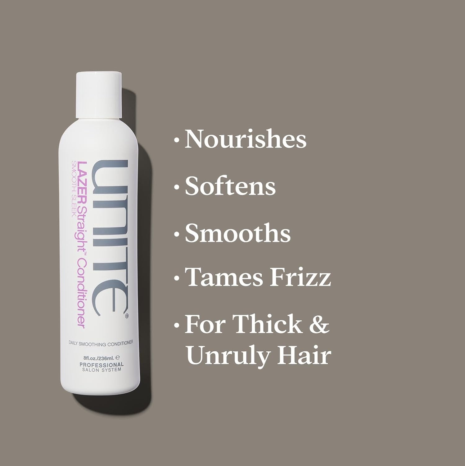 Unite Lazer Straight Conditioner 236Ml, 8 Ounce