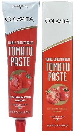 COLAVITA Tomato Paste Tomatoes Pack of 1 (4.5 Ounce) Tube