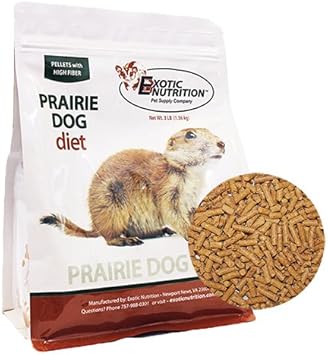 Prairie Dog Diet 18 Lb. - Nutritionally Complete Staple Diet For Adult Prairie Dogs - Food For Adult Ground Squirrels 6 Months & Older - High Protein & High Fiber - Farm-Fresh All Natural Ingredients