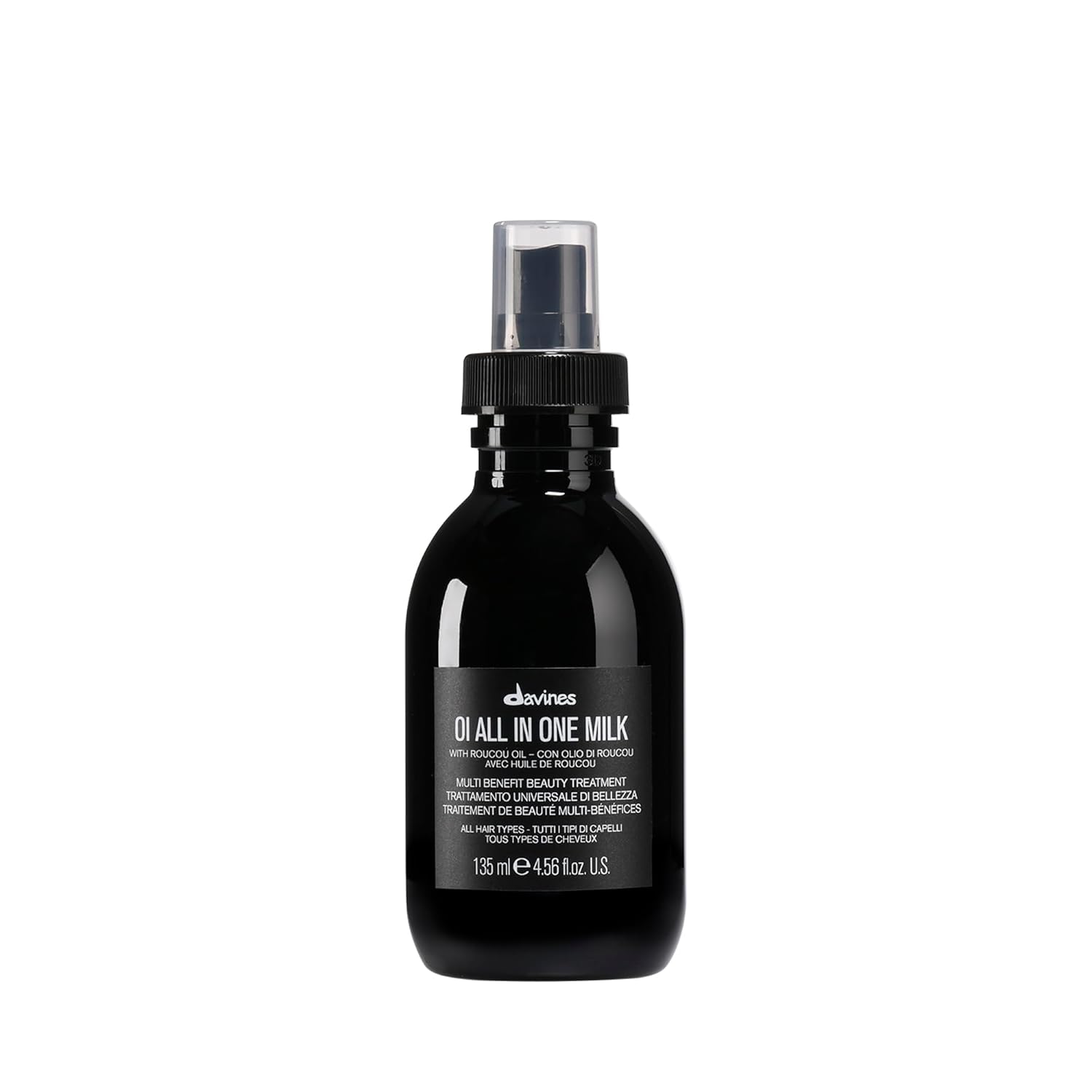 Davines Oi All In One Milk | Hair Milk Spray | Powerful Hair Detangler + Hydrating Leave-In Treatment | Smoothes Frizzy Hair