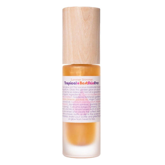 Living Libations - Organic Best Skin Ever: Tropical + Summer Shimmer (1 Oz | 30 Ml) : Beauty & Personal Care