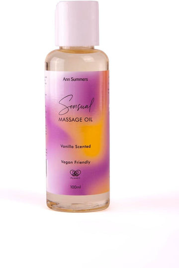Ann Summers Sensual Massage Oil (100Ml) – Vanilla - Massage Oil For Date Night & Massage Therapy - Body Massage Oil For Couples