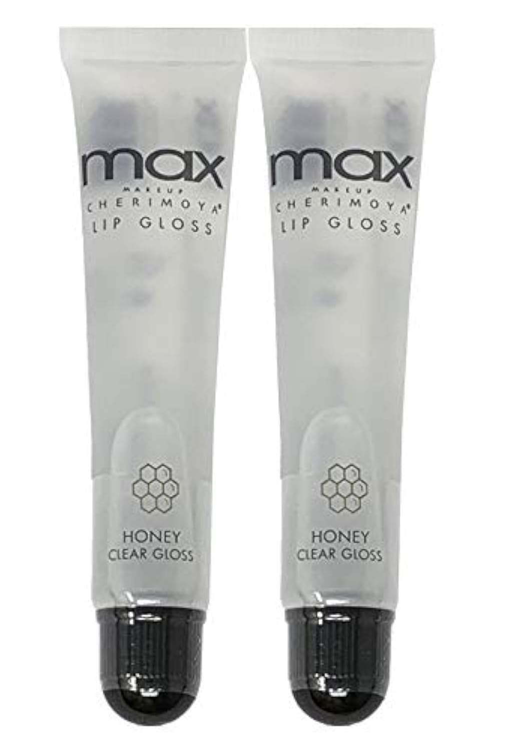 Cherimoya (2Pack) Max Makeup Lip Polish Honey Clear Gloss