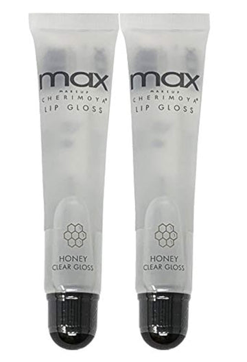 Cherimoya (2Pack) Max Makeup Lip Polish Honey Clear Gloss