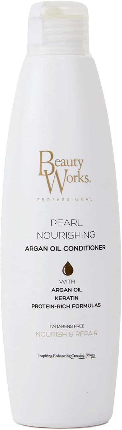 Beauty Works Pearl Nourishing Argan Oil Conditioner 250ml SLE & Paraben Free : Amazon.co.uk: Beauty