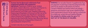 Bassetts Vitamins 12-18 Summer Berries Flavour Multivitamins 30 Gummies : Amazon.co.uk: Health & Personal Care