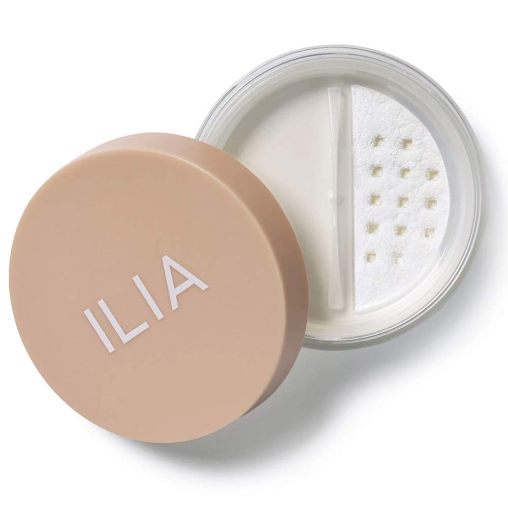 Ilia - Soft Focus Setting Powder | Translucent, Loose Formula To Blur, Soothe, Nourish | Lightweight + Long Lasting For All Skin Types | Non-Toxic, Vegan, Cruelty-Free, Talc-Free (0.32 Oz | 9 G)