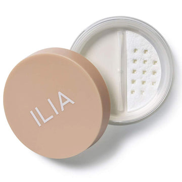 Ilia - Soft Focus Setting Powder | Translucent, Loose Formula To Blur, Soothe, Nourish | Lightweight + Long Lasting For All Skin Types | Non-Toxic, Vegan, Cruelty-Free, Talc-Free (0.32 Oz | 9 G)