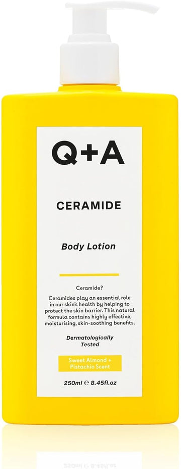 Q+A Ceramide Body Lotion, For Nourishing Body Care With Squalane, Pineapple Ceramides, And A Barrier-Protecting Sugar Complex, Provides The Deep Moisturisation You'D Expect From A Body Butter, 250Ml