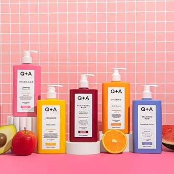 Q+A Hyaluronic Acid Post Shower Moisturiser (250ml), Wet-Skin Body Lotion with Avocado & Hazelnut Oils, Prebiotic Hydration, Locks In Moisture Quickly, Non-Greasy, Dry Skin Moisturiser : Amazon.co.uk: Beauty