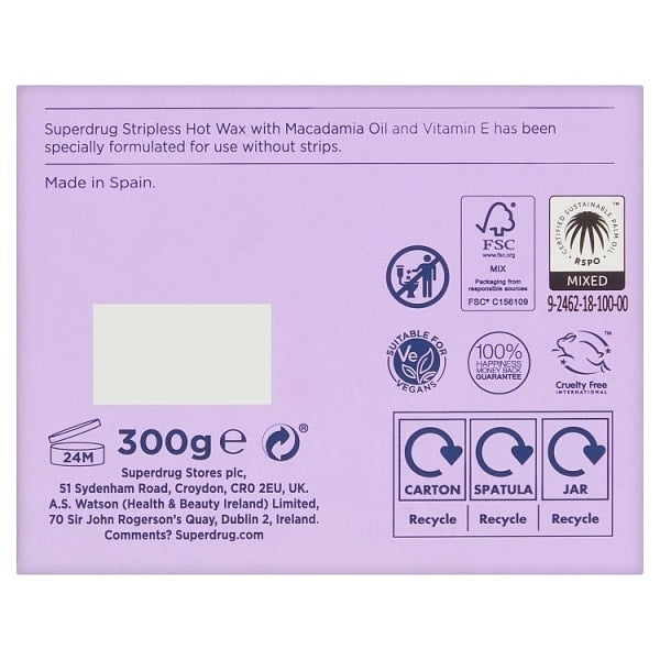 Hot Wax Tub 300G