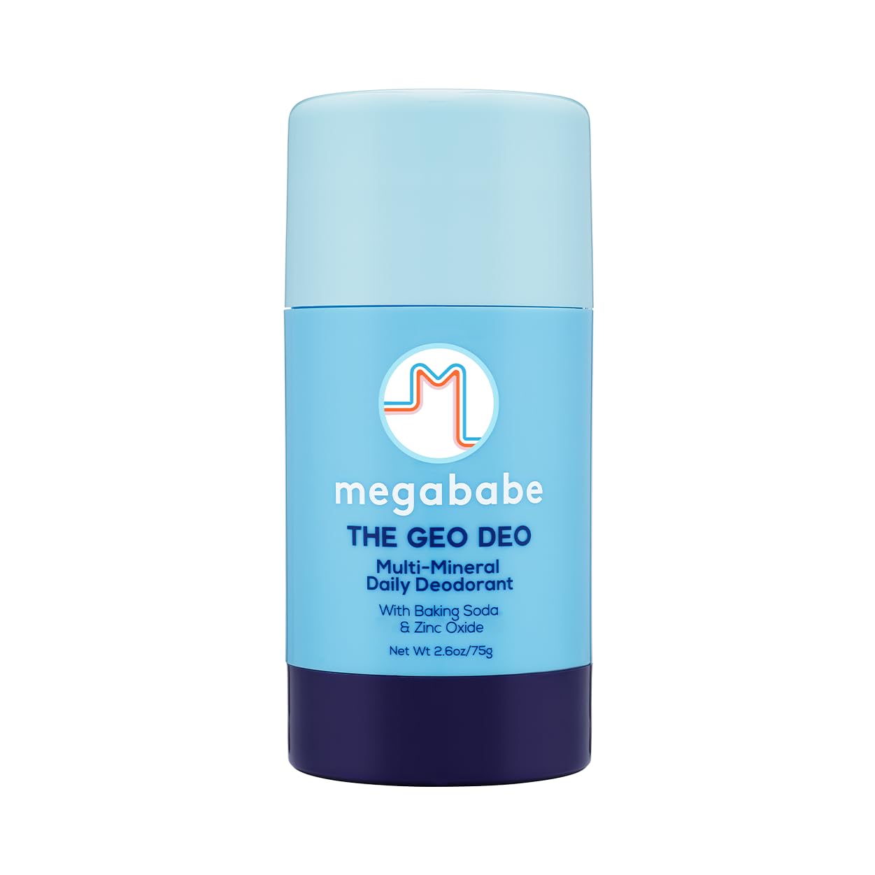 Megababe Daily Deodorant - The Geo Deo With Multi-Minerals, 72 Hour Odor Protection, Aluminum-Free, All Natural, 2.6 Oz