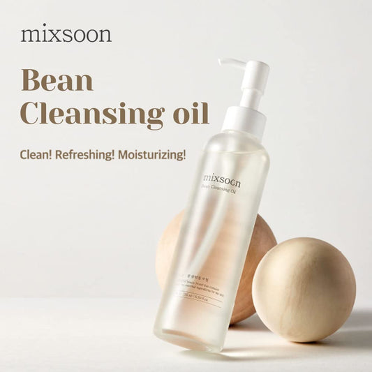 Mixsoon Bean Cleansing Oil 6.59 Fl Oz / 195Ml + Bean Essence 1.69 Fl Oz/50Ml