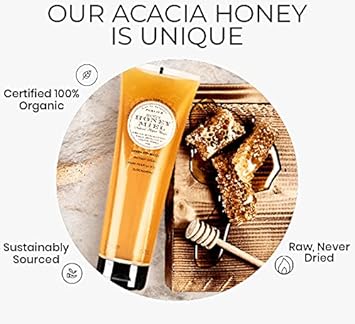 Perlier Sweet Honey Miel Shower & Bath Cream - Nourishing & Soothing Luxury Bath Cream Made With 100% Organic Italian Honey For Deep Moisturization And Hydration (101.4 Oz, 101.3 Fl. Oz) : Beauty & Personal Care