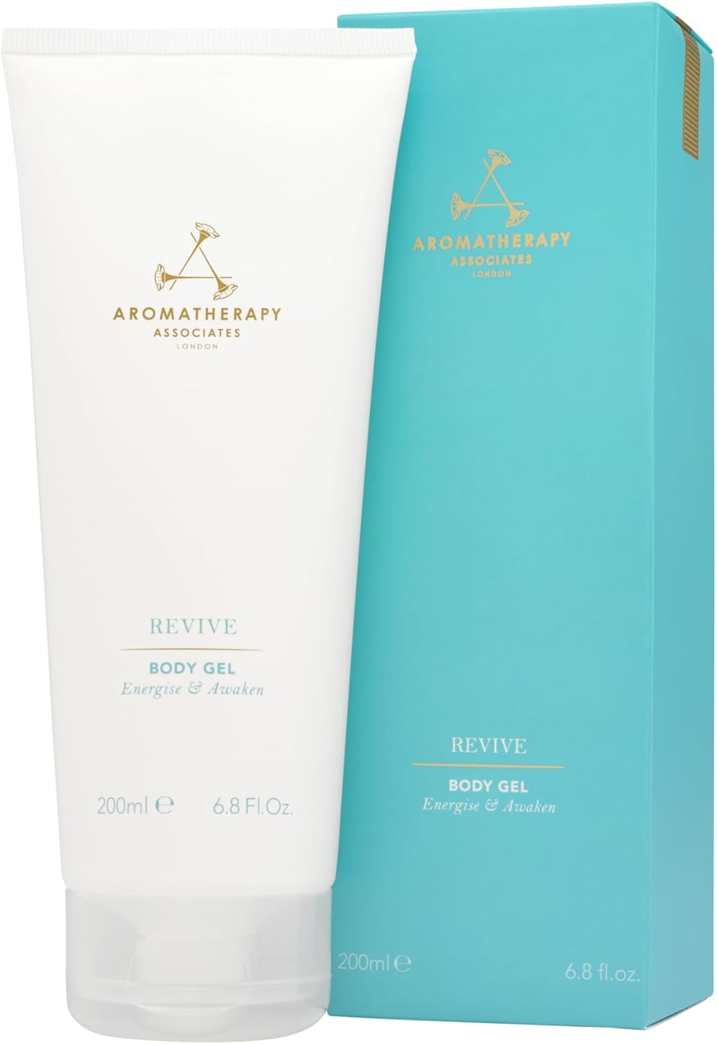 Aromatherapy Associates Revive Body Gel 200Ml - Refresh Body And Mind, Grapefruit, Rosemary & Juniper Essential Oils, Even Out Skin Tone And Texture, Detoxification, Soft & Supple Skin Lotion
