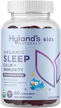 Hyland’s Naturals Kids Cold & Cough, Day/Night Combo Pack, Cold Medicine for Ages 2+, Syrup Cough Medicine + Organic Sleep, Calm + Immunity with Chamomile, Elderberry & Passion Flower 60 Vegan Gummies : Health & Household