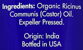 Organic Castor Oil by Zongle, 4 OZ – 100% Pure for Eyelashes, Face, Skin, Belly Button, occasional Constipation, Hair Growth, Eyebrows, Body, Lashes – USDA Certified, Therapeutic Grade