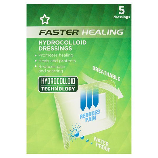 Faster Healing Hydrocolloid Dressing X 5
