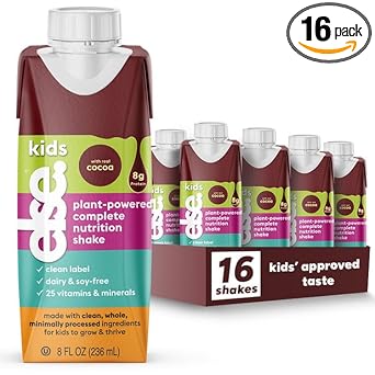 Else Nutrition Kids Nutritional Shake Ready To Drink - Dairy Free Kids Nutrition Drink (Ages 2-12) - Kids Protein Shake W/ 25+ Vitamins (Chocolate, 16-Pack)