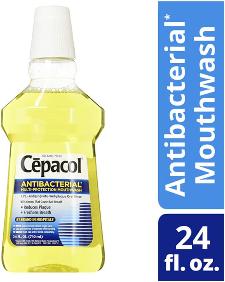 Cepacol Mouth Wash Gold Size 24 Oz - Case Of 6 : Health & Household