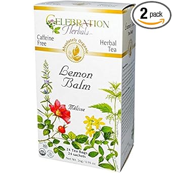 Celebration+Herbals+Lemon+Balm+24+Count : Grocery & Gourmet Food