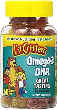 Lil Critters Omega-3 Vitamin Gummy Fish, 60 Count