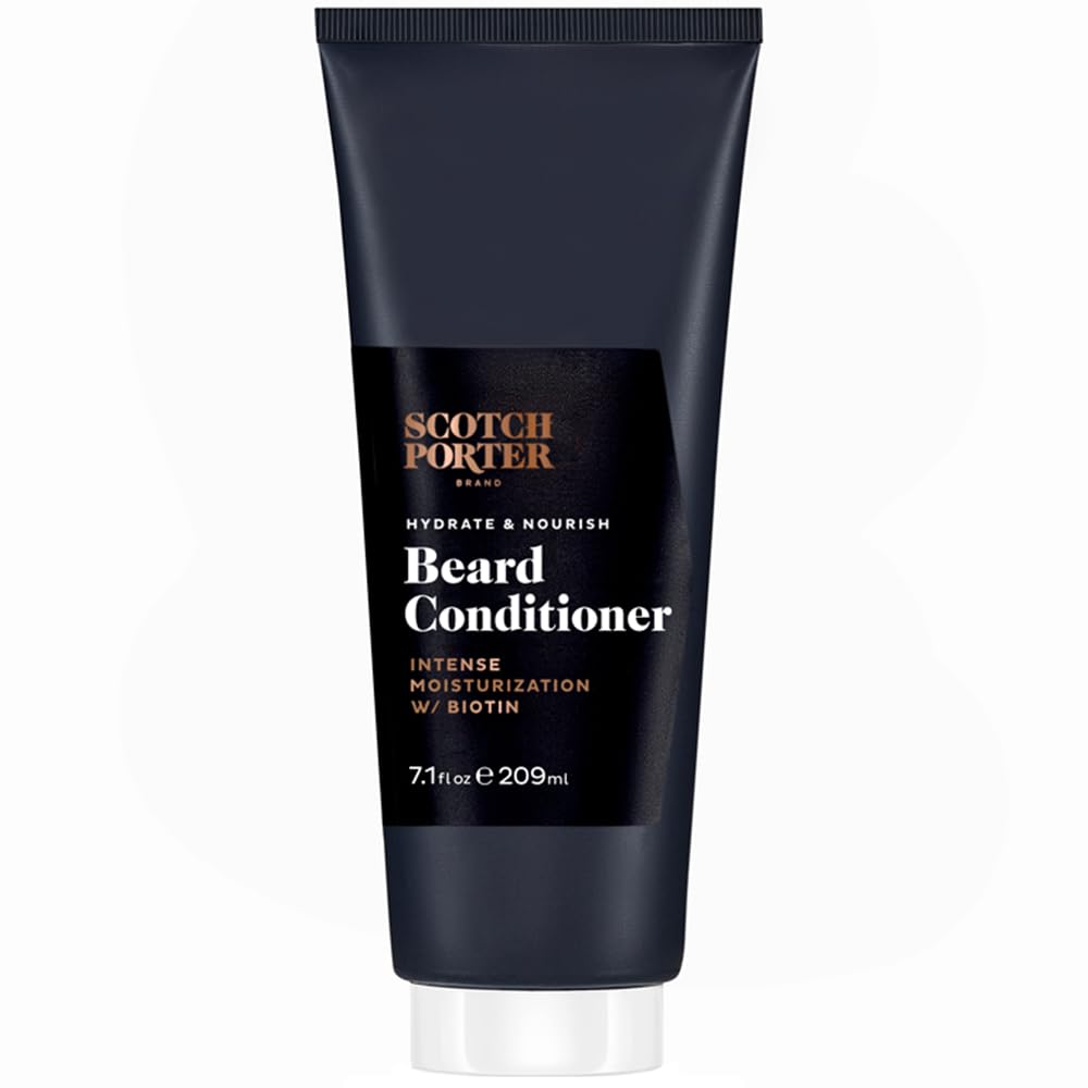 Scotch Porter Hydrate & Nourish Beard Conditioner for Men | Moisturizes, Softens & Reduces Frizz | Free of Parabens, Sulfates & Silicones | Vegan | 7.1oz Bottle…