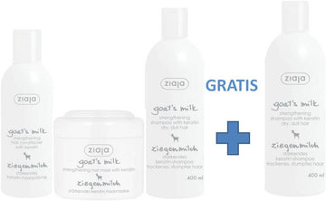 Ziaja Goat'S Milk Hair Care Set With Free Product