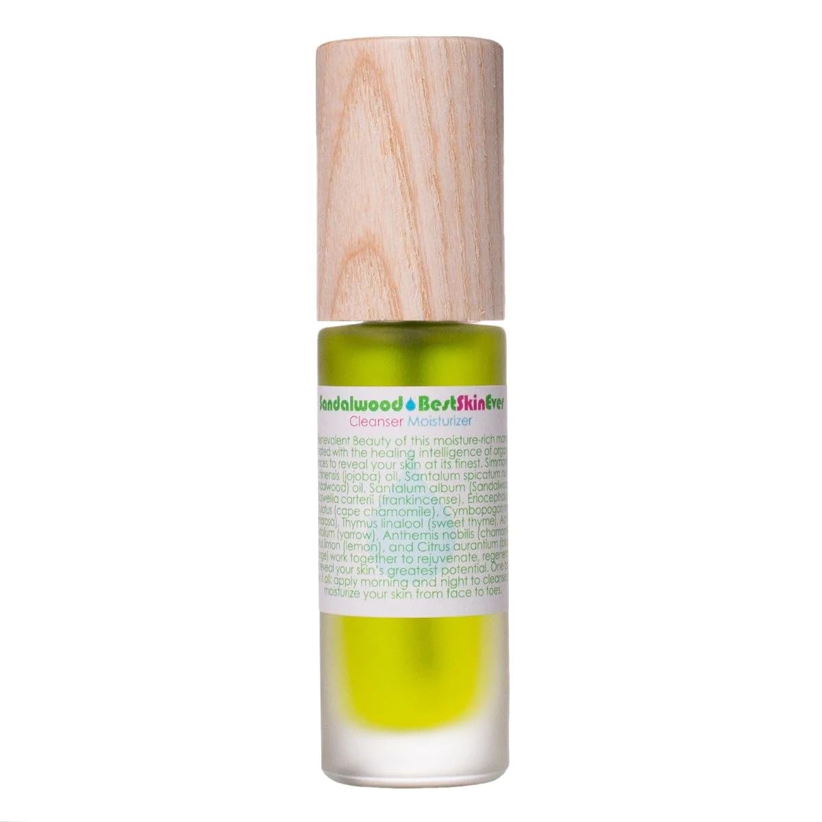 Living Libations - Organic Best Skin Ever All-In-One Facial Cleanser, Exfoliator + Moisturizer | Natural, Wildcrafted, Vegan Clean Beauty (Sandalwood) : Beauty & Personal Care