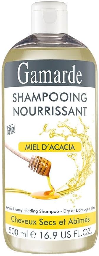 Gamarde Organic Nourishing Acacia Honey Feeling Shampoo Dry And Damaged Hair 500Ml