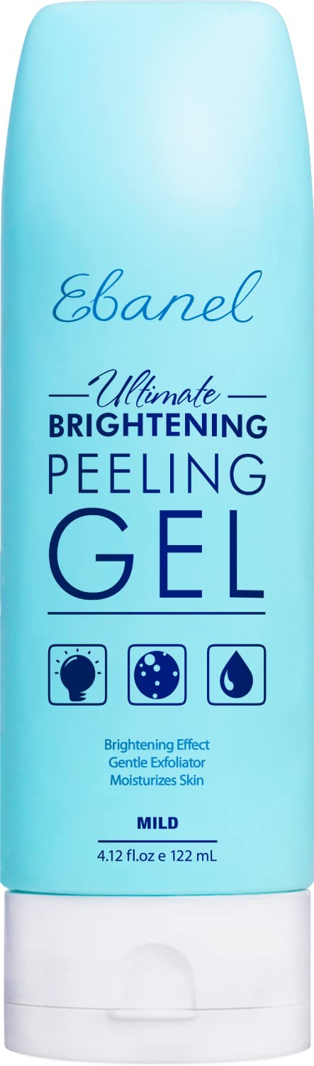 Ebanel Exfoliating Face Scrub Peeling Gel, Brightening Moisturizing Gentle Face Wash, Face Exfoliator Dead Skin Remover With Aloe, Vitamin C, Coconut Oil