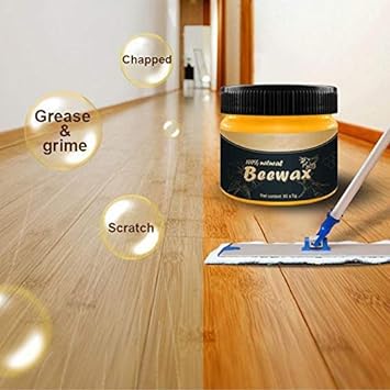 Wood Seasoning Beewax, 2 PACK Natural Wood Wax Traditional Beeswax Polish for Furniture, Floor, Tables, Chairs, Cabinets : Health & Household