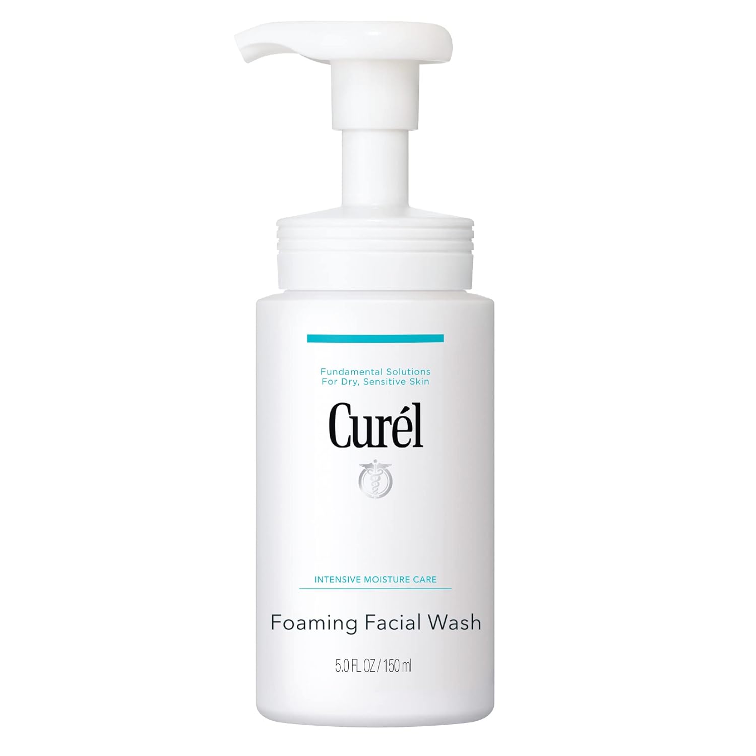 Curel Japanese Skin Care Foaming Daily Face Wash For Sensitive Skin, Hydrating Facial Cleanser For Dry Skin, Ph-Balanced And Fragrance-Free, 5 Oz (Step 2 Of 2-Step Skincare)