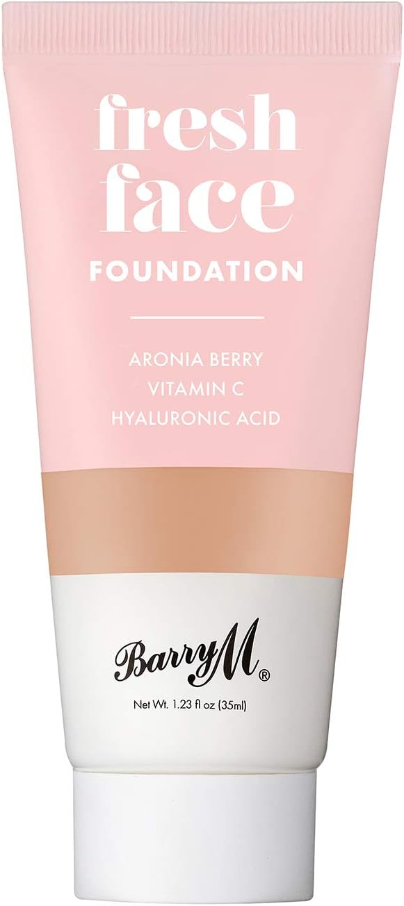 Barry M Cosmetics Fresh Face Lightweight Liquid Foundation Infused With Hyaluronic Acid And Vitamin C, Shade 8 : Amazon.co.uk: Beauty