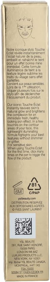 Yves Saint Laurent Touche Eclat Radiant Touch Concealer 2.5Ml