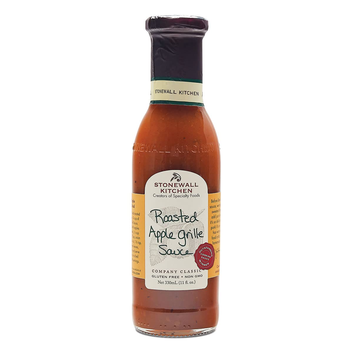 Stonewall Kitchen Roasted Apple Grille Sauce, 11 Ounces