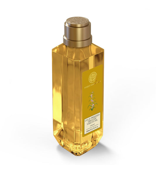 Forest Essentials Organic Cold Pressed Virgin Almond Oil - 200Ml