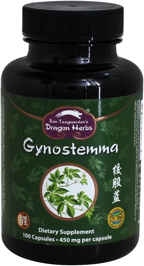 Dragon Herbs Gynostemma - 500 Mg - 100 Vegetarian Capsules