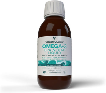 VEGETOLOGY Vegan Omega 3 Supplements 150 ml (30-Day Supply) ? Plant So