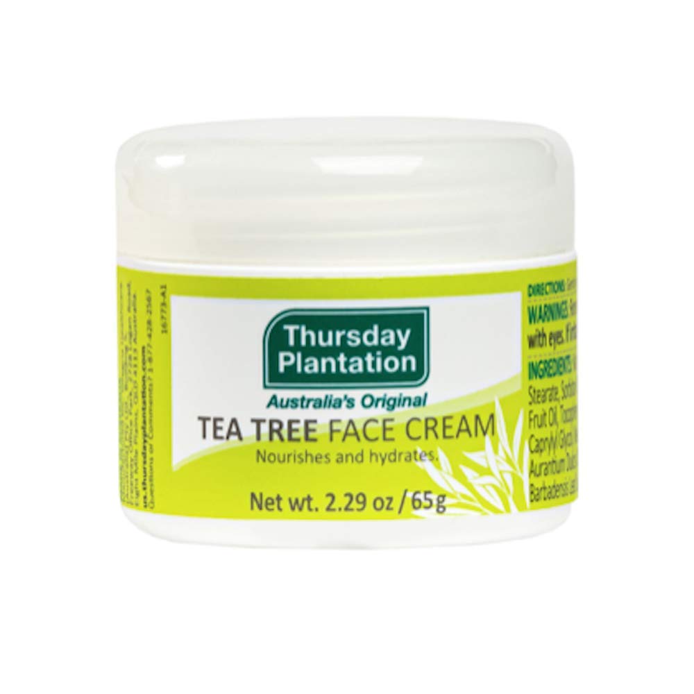 Thursday Plantation Tea Tree Face Cream, Moisturizes And Helps Maintain Clear Skin, 2.29 Ounces