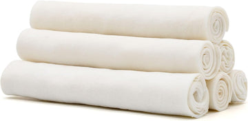 Mon2Sun 9 Inch Dog Rawhide Rolls, Teeth Cleaning And Long Lasting Dog Chews For Large Dogs, Single Ingredient And Natural Rawhide Rolls, 26.46Oz (6 Count-Pack Of 1)
