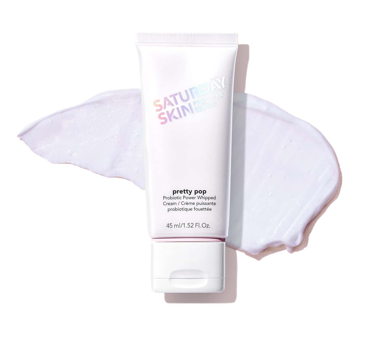 Saturday Skin Pretty Pop Prebiotics And Probiotics Whipped Moisturizing Cream Nourishing Allure Best Of Beauty K-Beauty Winner 2020 (1.52 Fl Oz)