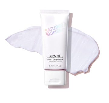 Saturday Skin Pretty Pop Prebiotics And Probiotics Whipped Moisturizing Cream Nourishing Allure Best Of Beauty K-Beauty Winner 2020 (1.52 Fl Oz)