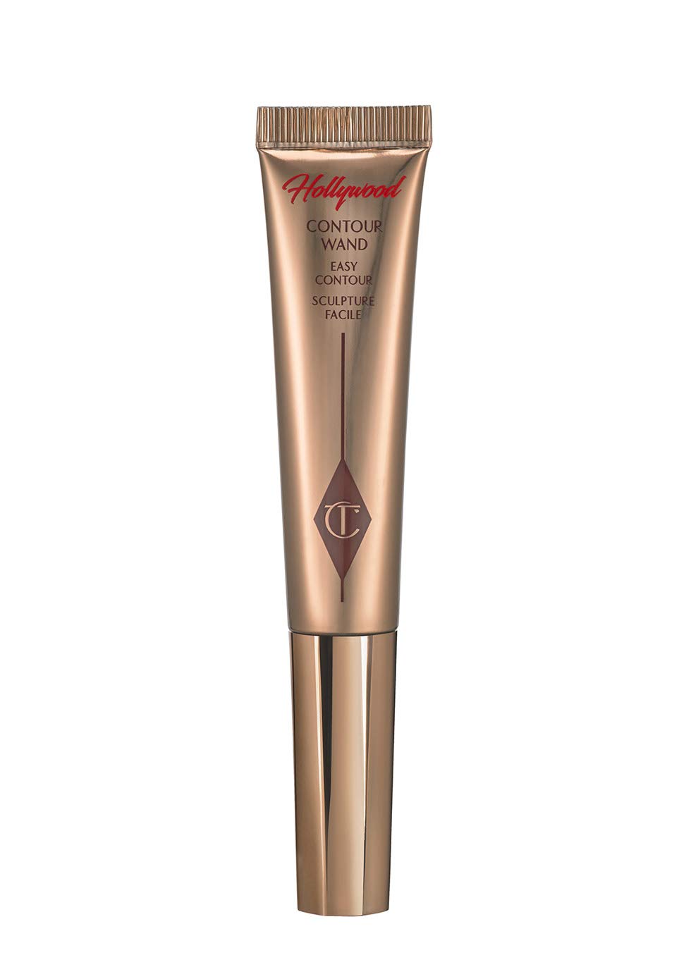 Charlotte Tilbury Hollywood Easy Contour Light Face Sculpting Wand - Medium/Dark : Beauty & Personal Care