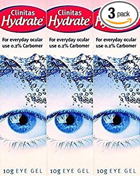 Clinitas Hydrate Liquid Eye Gel 10G X 3 Packs
