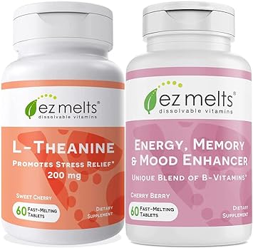 EZ Melts Essential Mood Bundle, Sugar-Free, 1-2-Month Supply